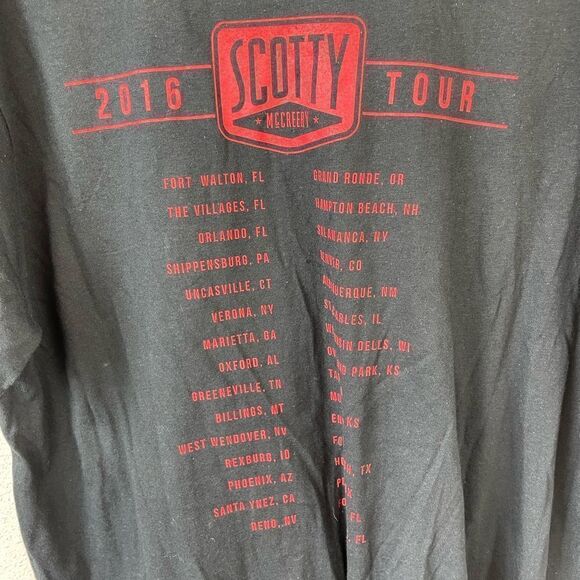 Scotty McCrerry Concert T-Shirt Size L EUC - Picture 4 of 5